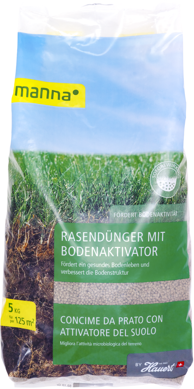 MANNA Rasendünger mit Bodenaktivator